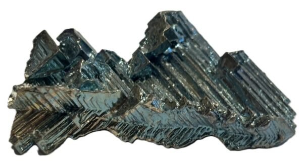 Blue bizmuth 3 5 sians emporium Blue bismuth hopper crystal specimen